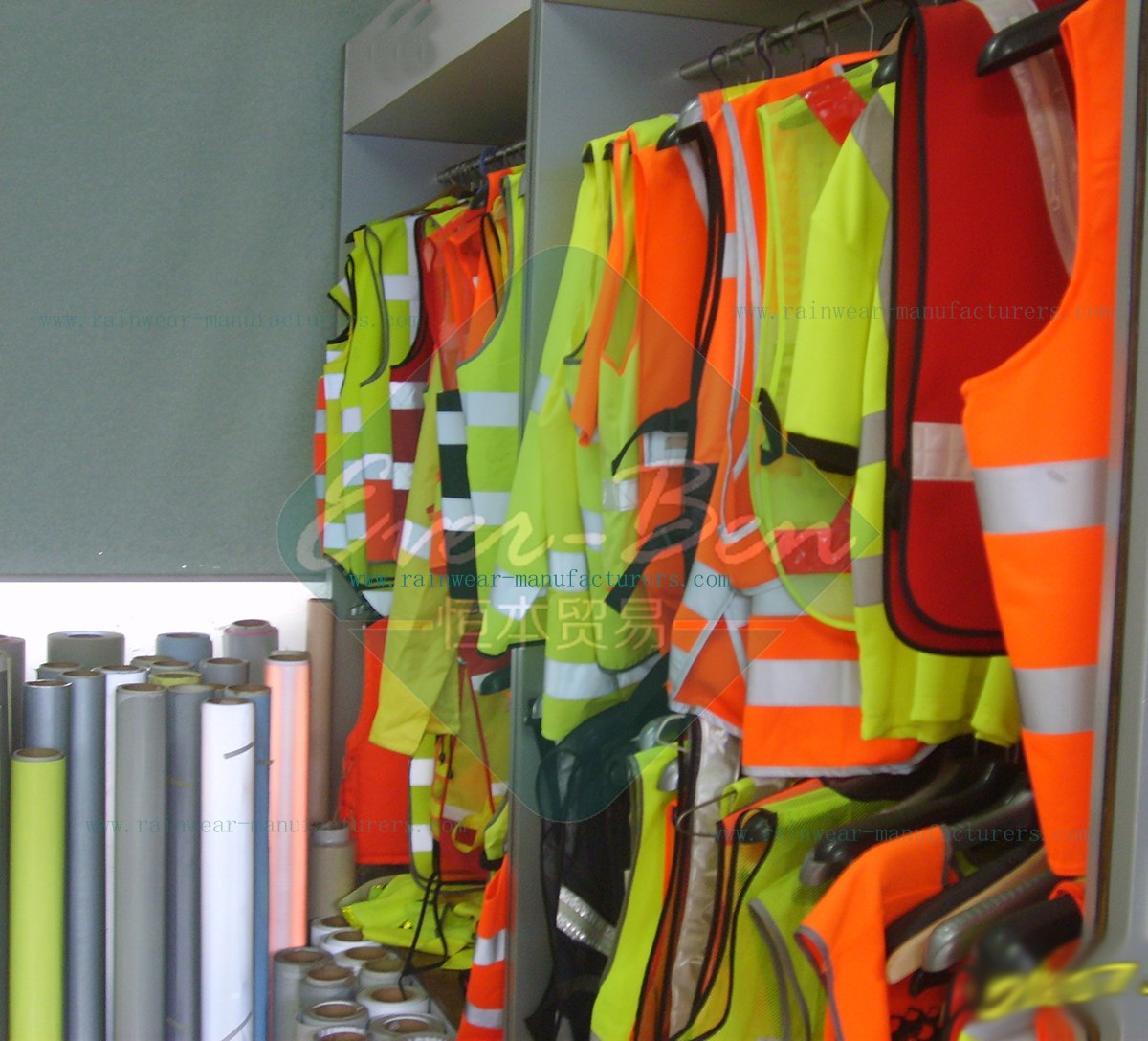 traffic safety jackets showroom
